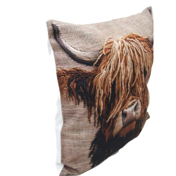 Poduszka Dekoracyjna Krowa Byk 3D 45x45 Kolor